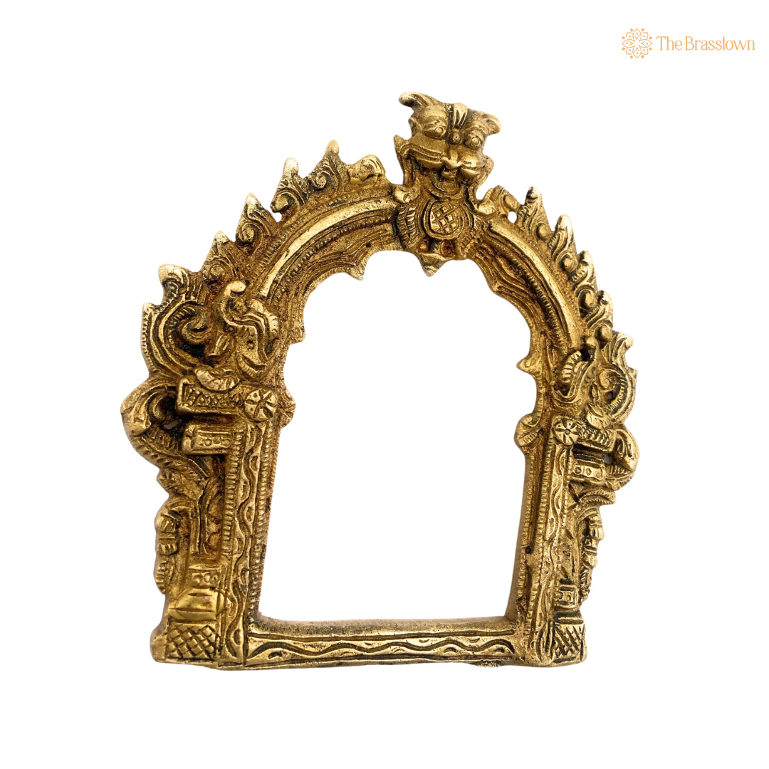 Traditional Brass Ornamental Arch Frame 5 Inch