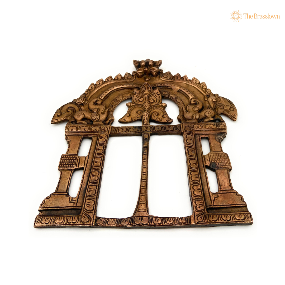 Antique Brass Decorative Arch Frame 8 Inch