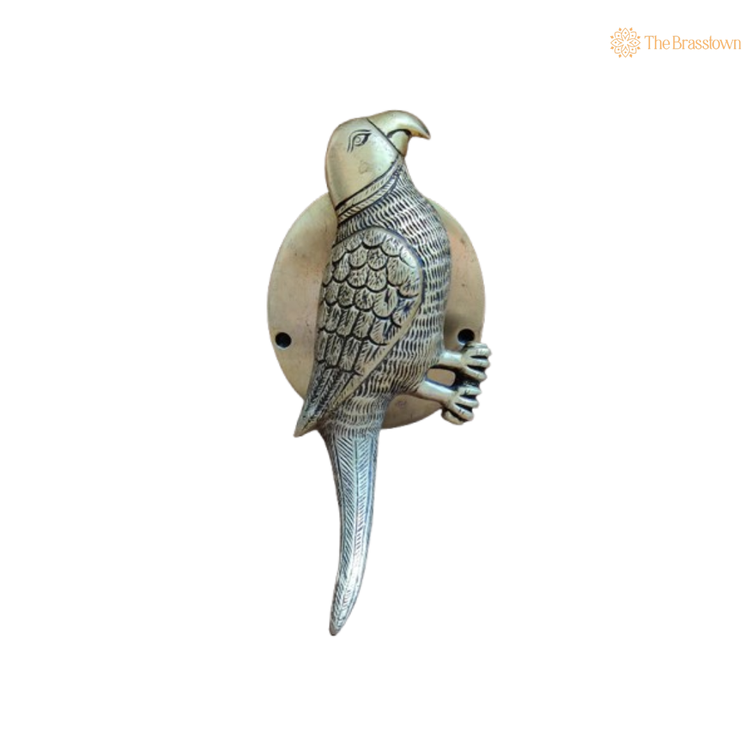 Brass Parrot Door Handle – A Symbol of Grace and Elegance 8.5 Inch