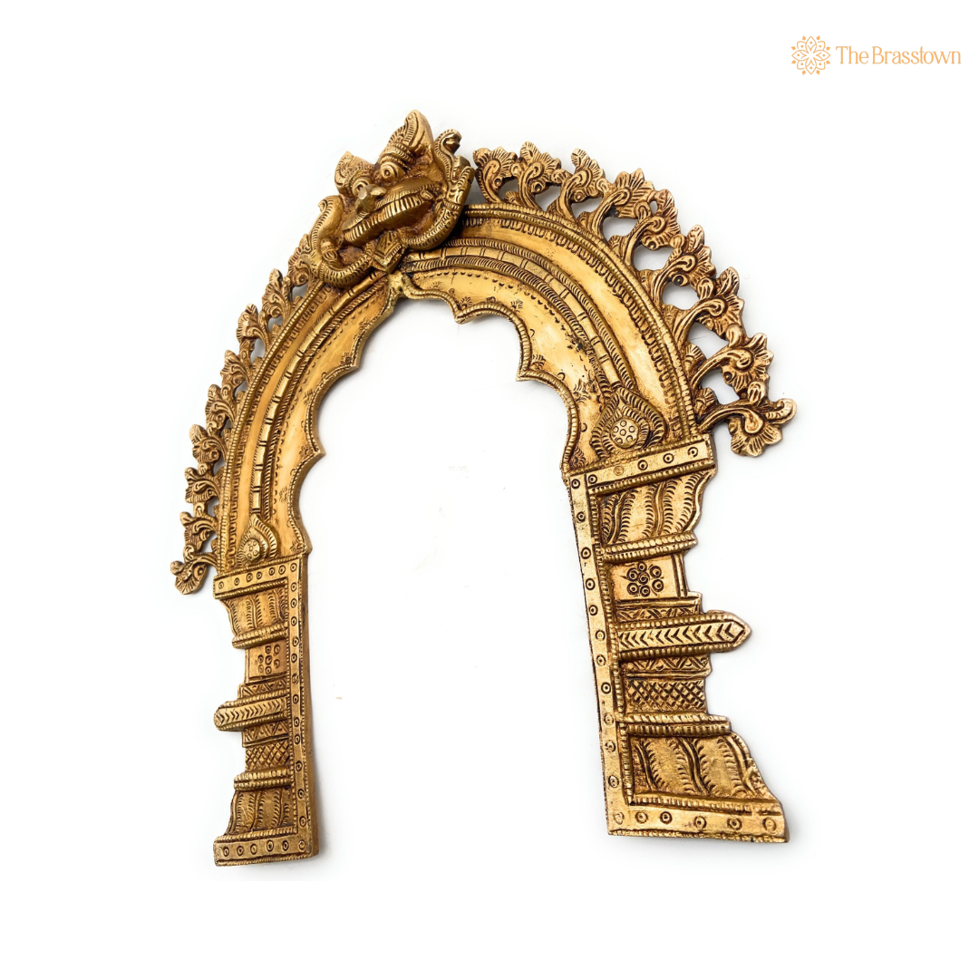 Traditional Brass Lion Arch Frame 14.5 Inch