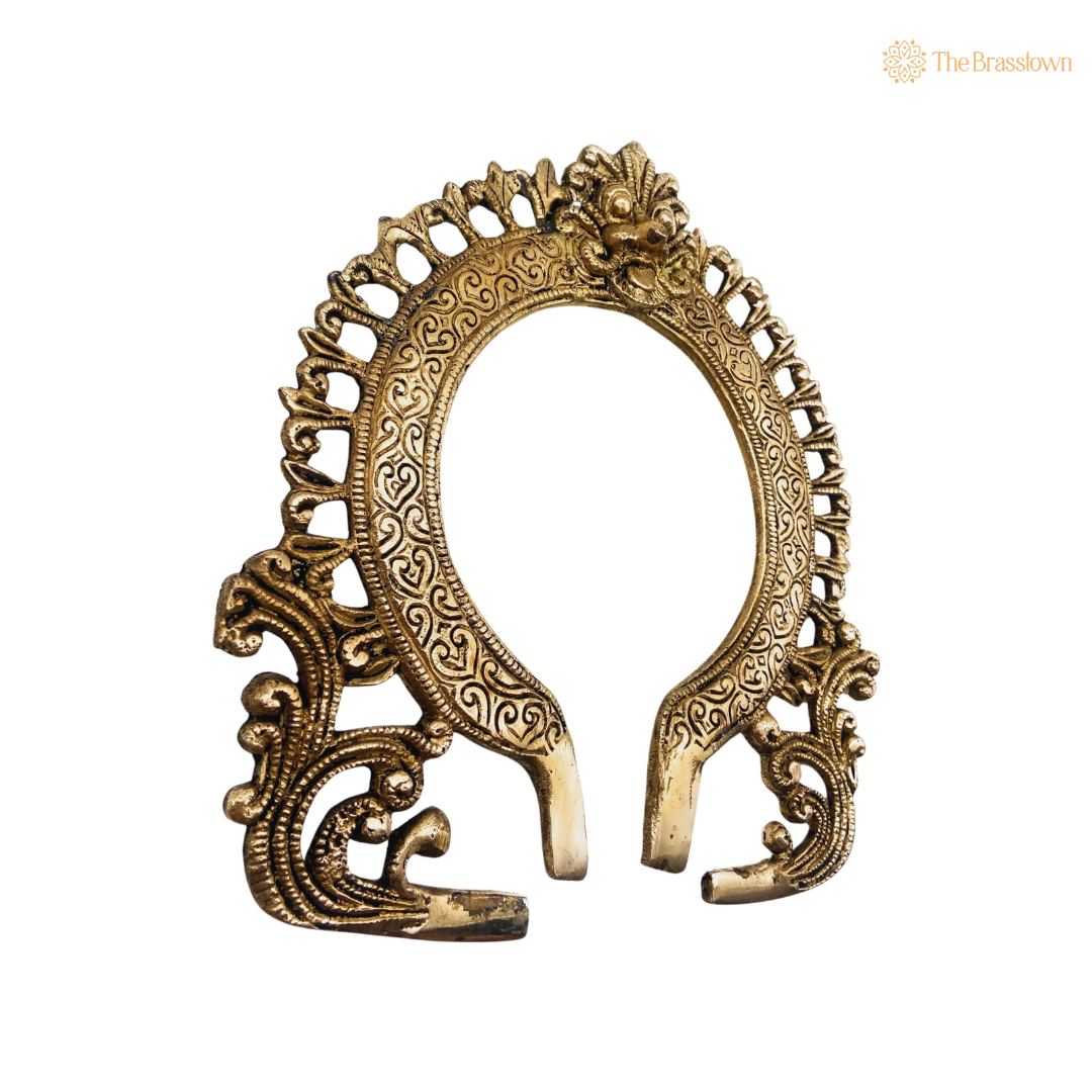 Ornate Brass Circular Arch Frame 9 Inch