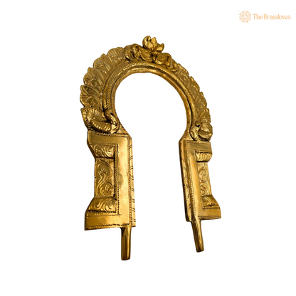 Antique Brass Ornamental Arch Frame 9 Inch