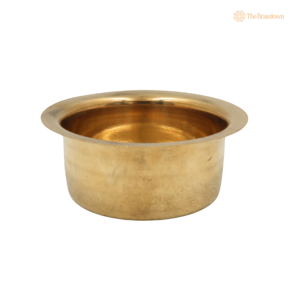 Traditional Brass Tumbler – Peetal Tea &amp; Coffee Cup with Heat Retention for Café, Restaurant, Home &amp; Coffee Counter Display 1.5 Inch