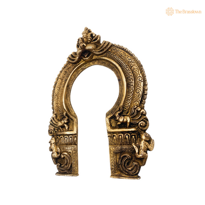 Traditional Brass Lion Arch Frame 10 Inch