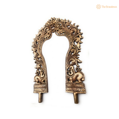 Intricately Designed Antique Brass Arch Frame 12 Inch