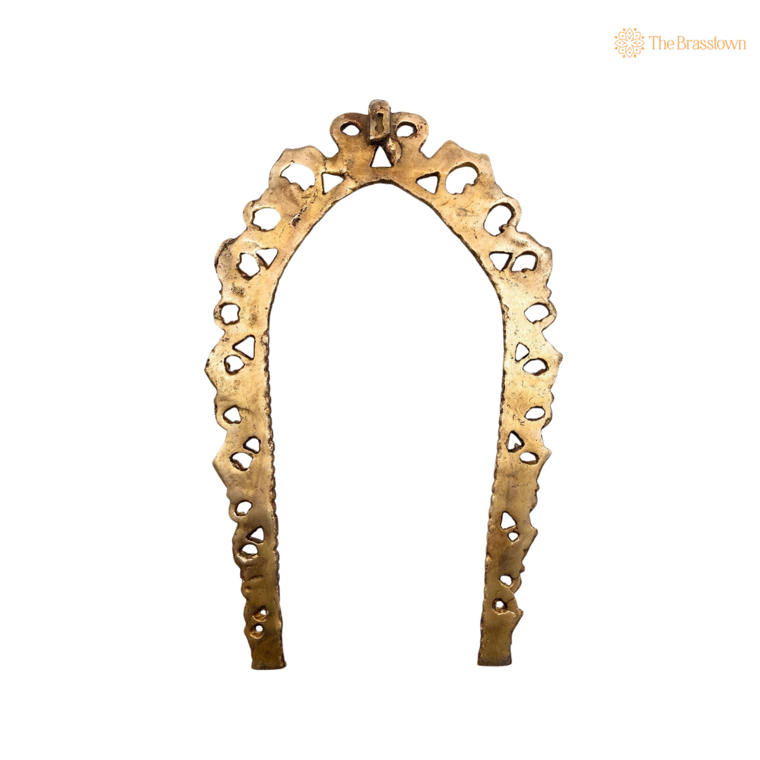 Elegant Antique Brass Arch Frame 14 Inch