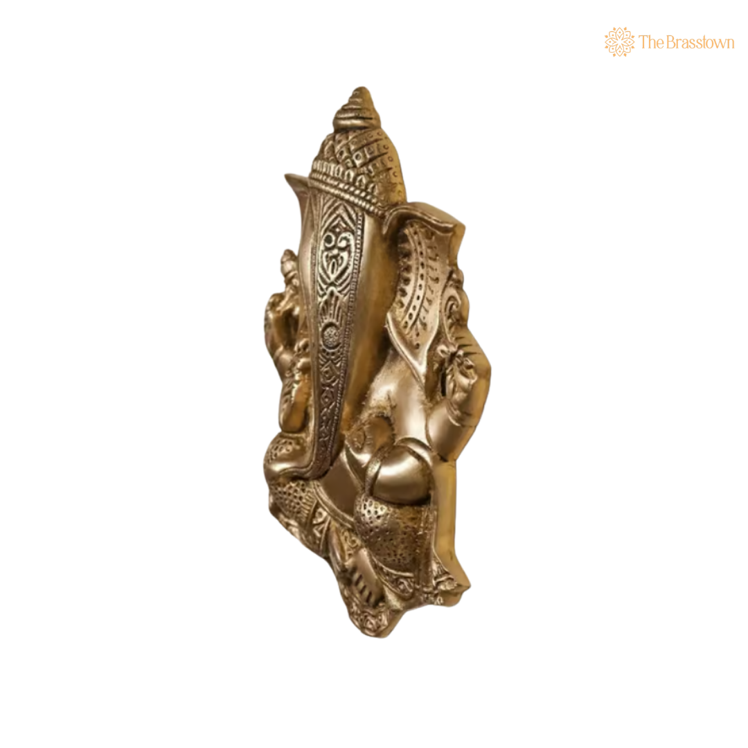 Blessing Ganesha Wall Hanging 9 Inch – home mandir puja decor India
