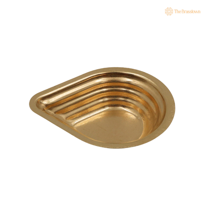 Brass Deepam Diya – Traditional Kuthu Vilakku Samai, Nilavilakku Oil Lamp for Puja, Aarti &amp; Temple Décor 1  Inch