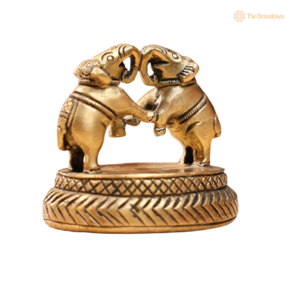 Handcrafted Brass Fruit Table Tray 2.5 Inch – home mandir puja decor India