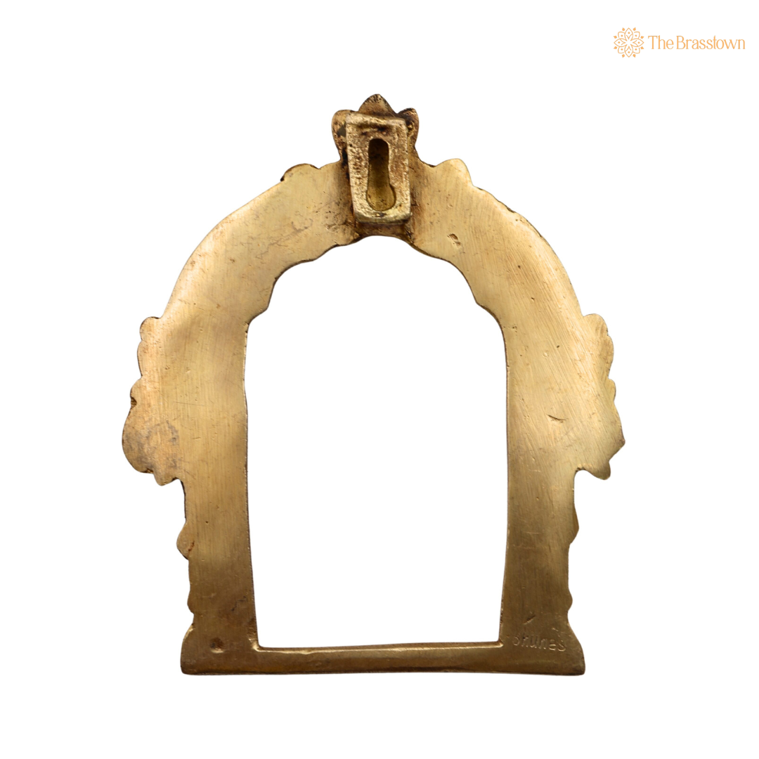 Brass Prabhavali Frame Arch 6 Inch – home mandir puja decor India