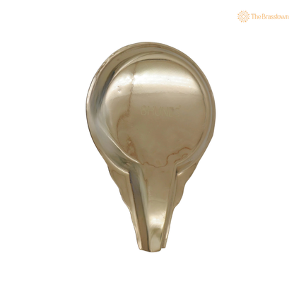Handcrafted Brass Abhisheka Patra – Traditional Abhishekam Somasutra Vessel for Deity Worship, Mandir Rituals &amp; Home Puja 1 Inch