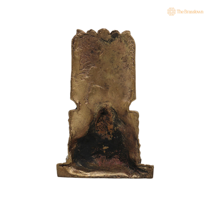 Brass Raghavendra Swamy Idol 3 Inch – home mandir puja decor India