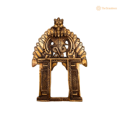 Antique Brass Serpent Arch Frame 11.5 Inch