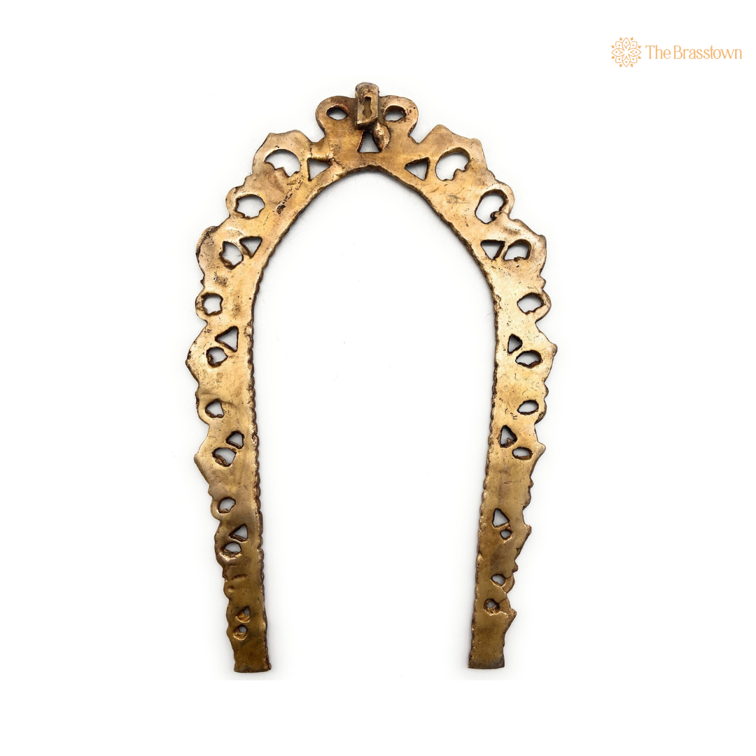 Elegant Antique Brass Arch Frame 14 Inch