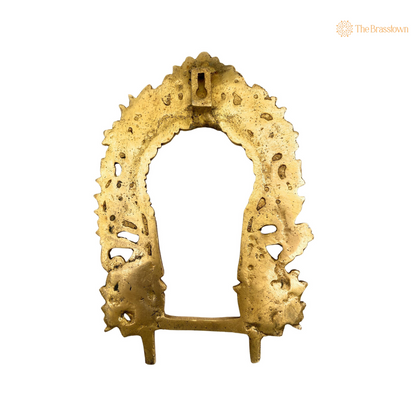 Ornate Antique Brass Arch Frame 7.5 Inch