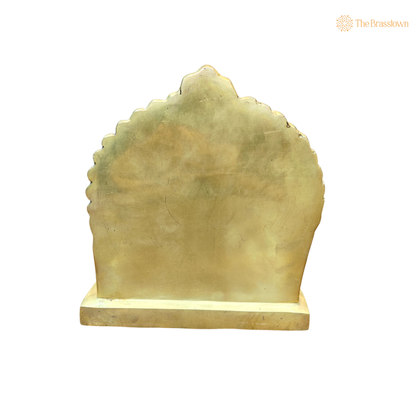 Brass Standing Murugan Swamy Kartikeya 9 Inch – home mandir puja decor India