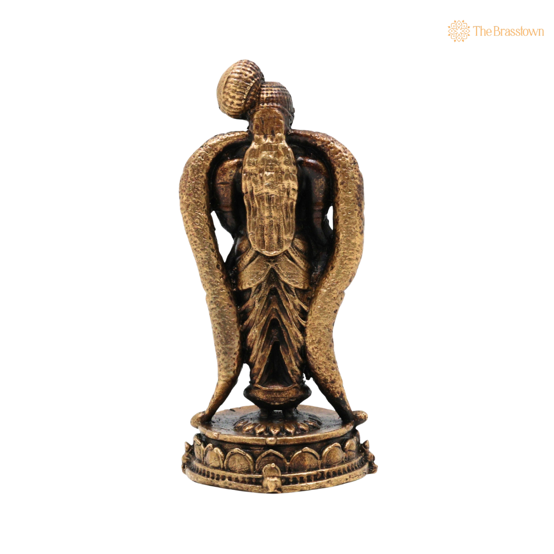 Brass Madurai Meenakshi Idol 3.5 Inch – home mandir puja decor India