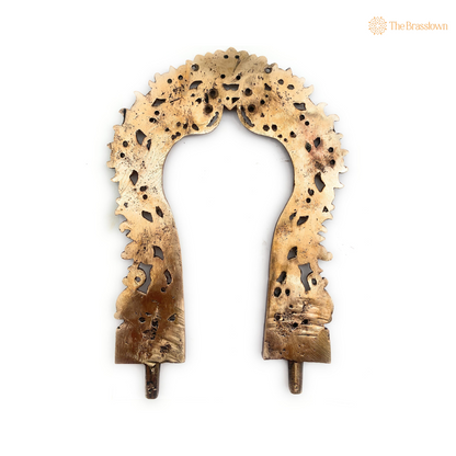 Intricately Designed Antique Brass Arch Frame 12 Inch