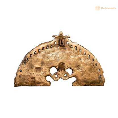 Antique Brass Temple Arch with 8.5 Inch – home mandir puja decor India