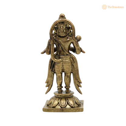 Handcrafted Brass Hanuman Idol 2.5 Inch – home mandir puja decor India