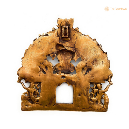 Antique Brass Decorative Temple Arch 7.5 Inch