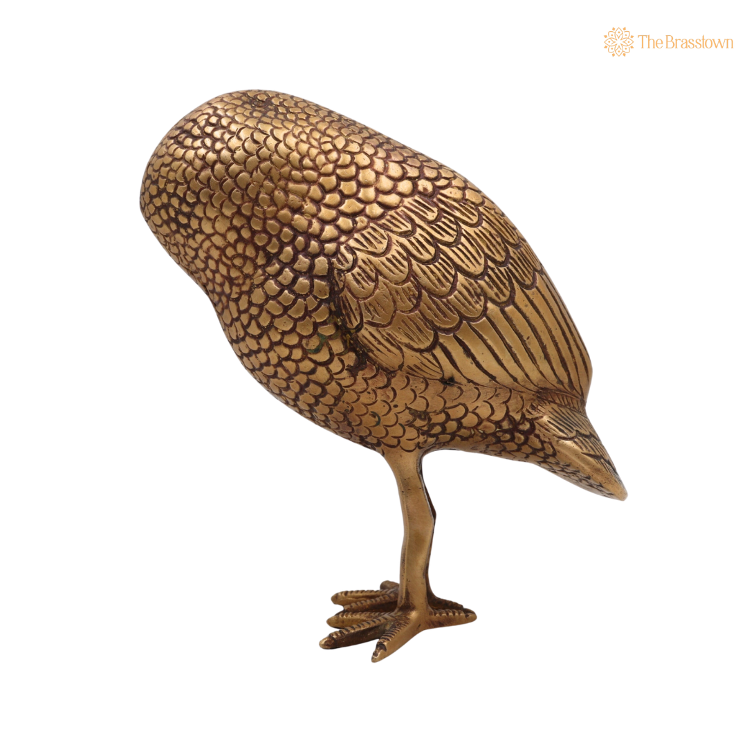 Brass Owl Idol 10 Inch – home mandir puja decor India