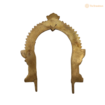 Brass Prabhavali Arch Frame 6.5 Inch – home mandir puja decor India