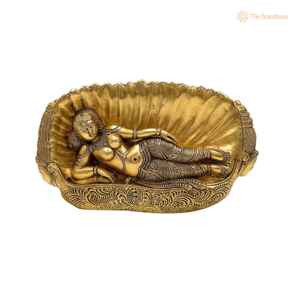 Handcrafted Brass 10-Headed Ravana with 6.5 Inch – home mandir puja decor India