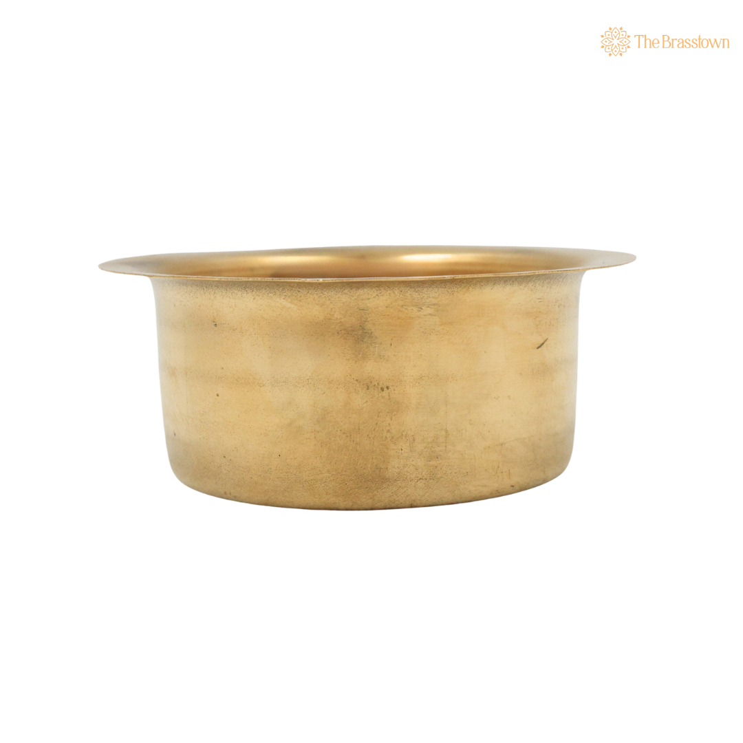 Traditional Brass Tumbler – Peetal Tea &amp; Coffee Cup with Heat Retention for Café, Restaurant, Home &amp; Coffee Counter Display 1.5 Inch
