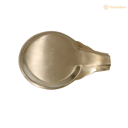 Brass Abhisheka Patra – Traditional Abhishekam Somasutra Vessel for Deity Worship, Mandir Rituals &amp; Home Puja 1 Inch