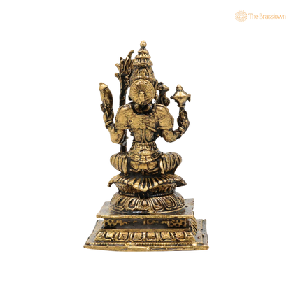 Brass Kamakshi Idol 2 Inch – home mandir puja decor India