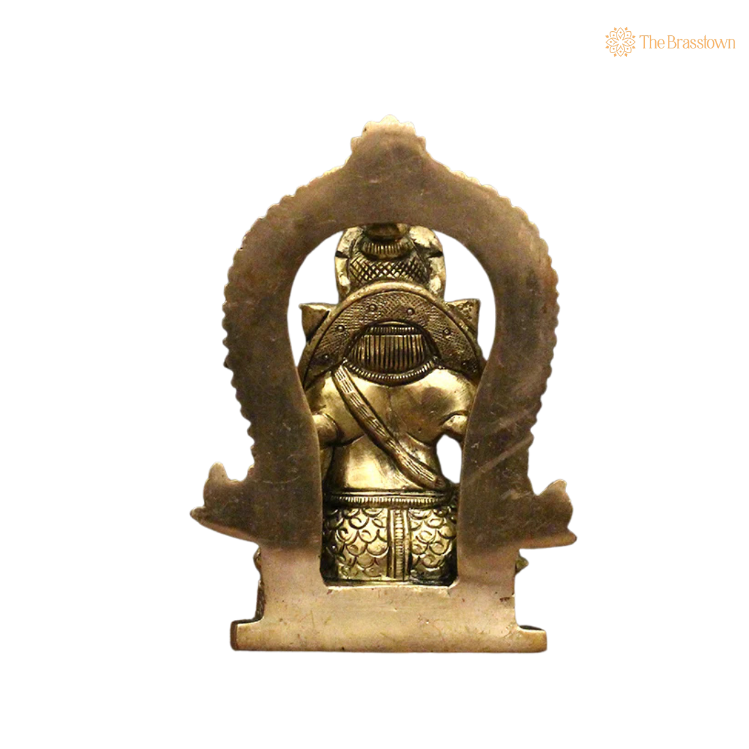 Handcrafted Brass Kuber Idol 4.5 Inch – home mandir puja decor India