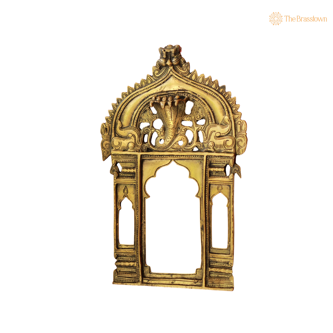 Handcrafted Brass Prabhavali 10 Inch – home mandir puja decor India