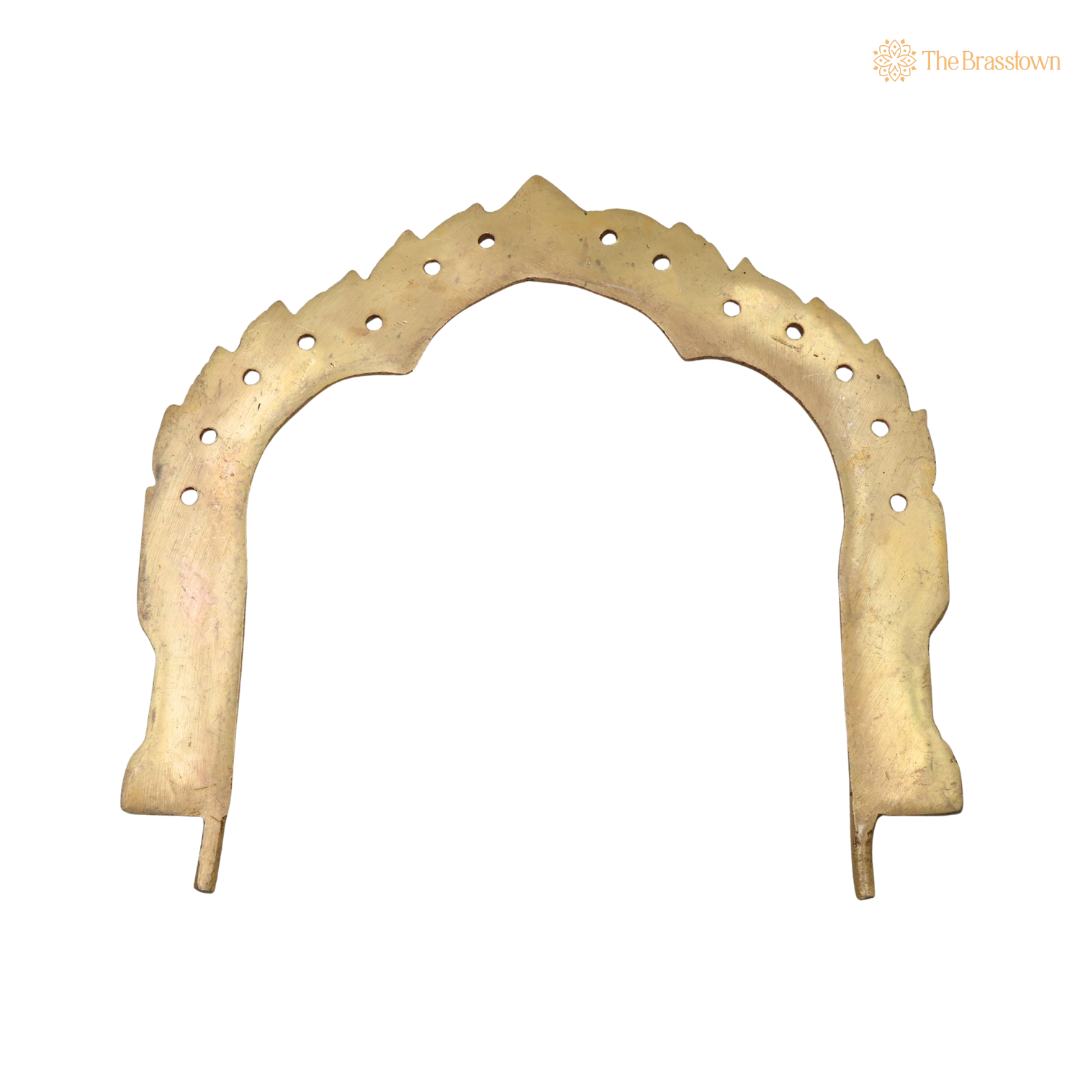 Brass Prabhavali Arch 7 Inch – home mandir puja decor India