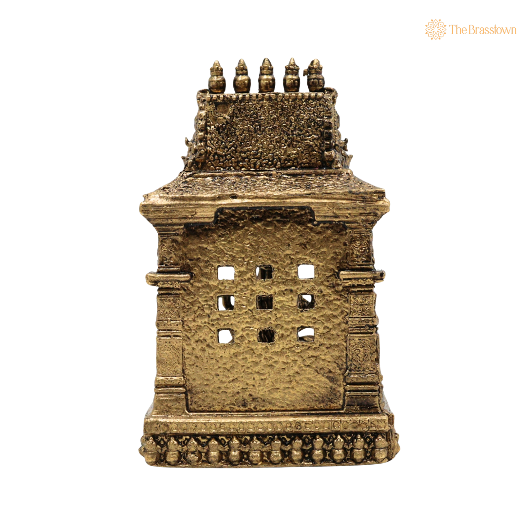 Brass Mahalakshmi Idol 3 Inch – home mandir puja decor India