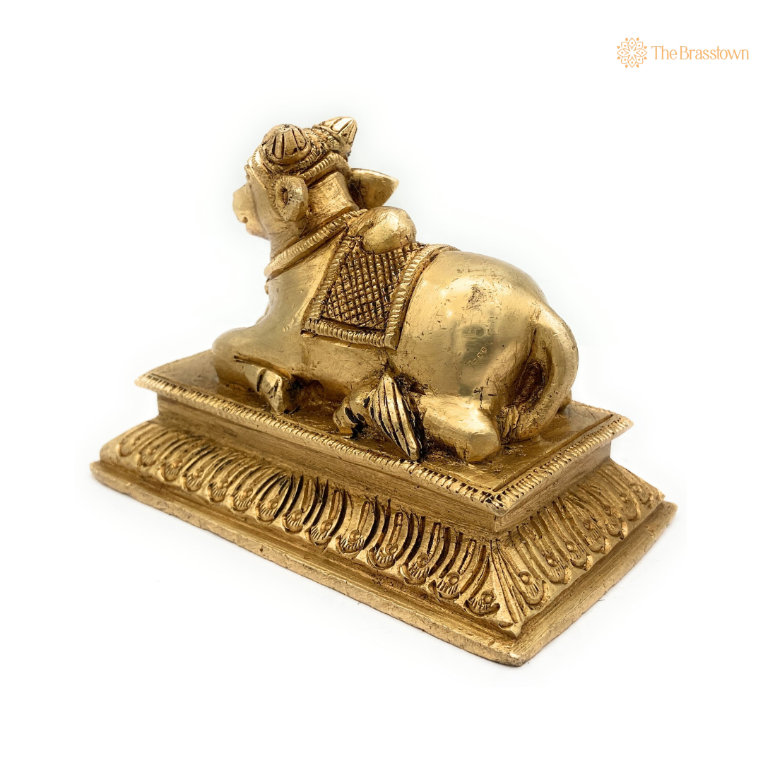 Brass Nandi Statue 3 Inch