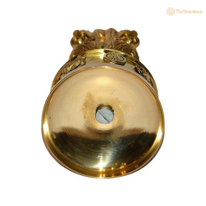 Brass Ashoka Stambh Memento 8 Inch – home mandir puja decor India
