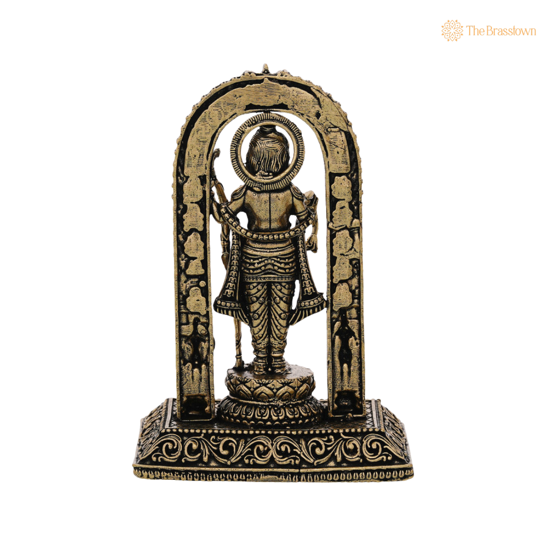 Brass Ram Lalla Idol 4 Inch – home mandir puja decor India