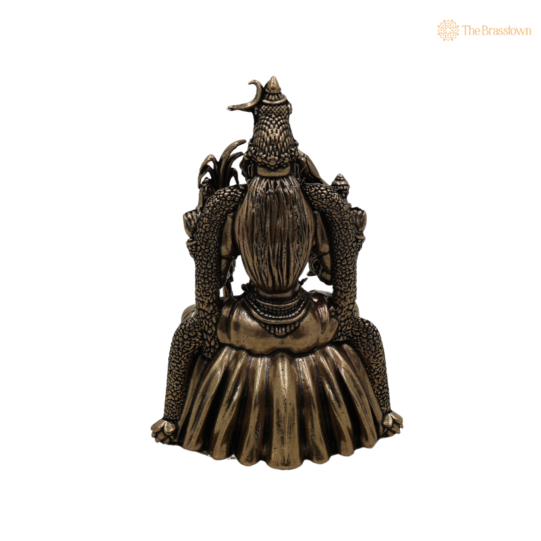 Brass Sitting Kamakshi Idol 4 Inch – home mandir puja decor India