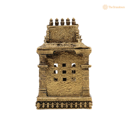 Handcrafted Brass Ganpati Bappa Idol 3 Inch – home mandir puja decor India
