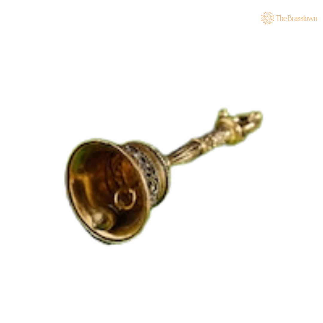 Brass Hanuman Ghanti 4 Inch – home mandir puja decor India