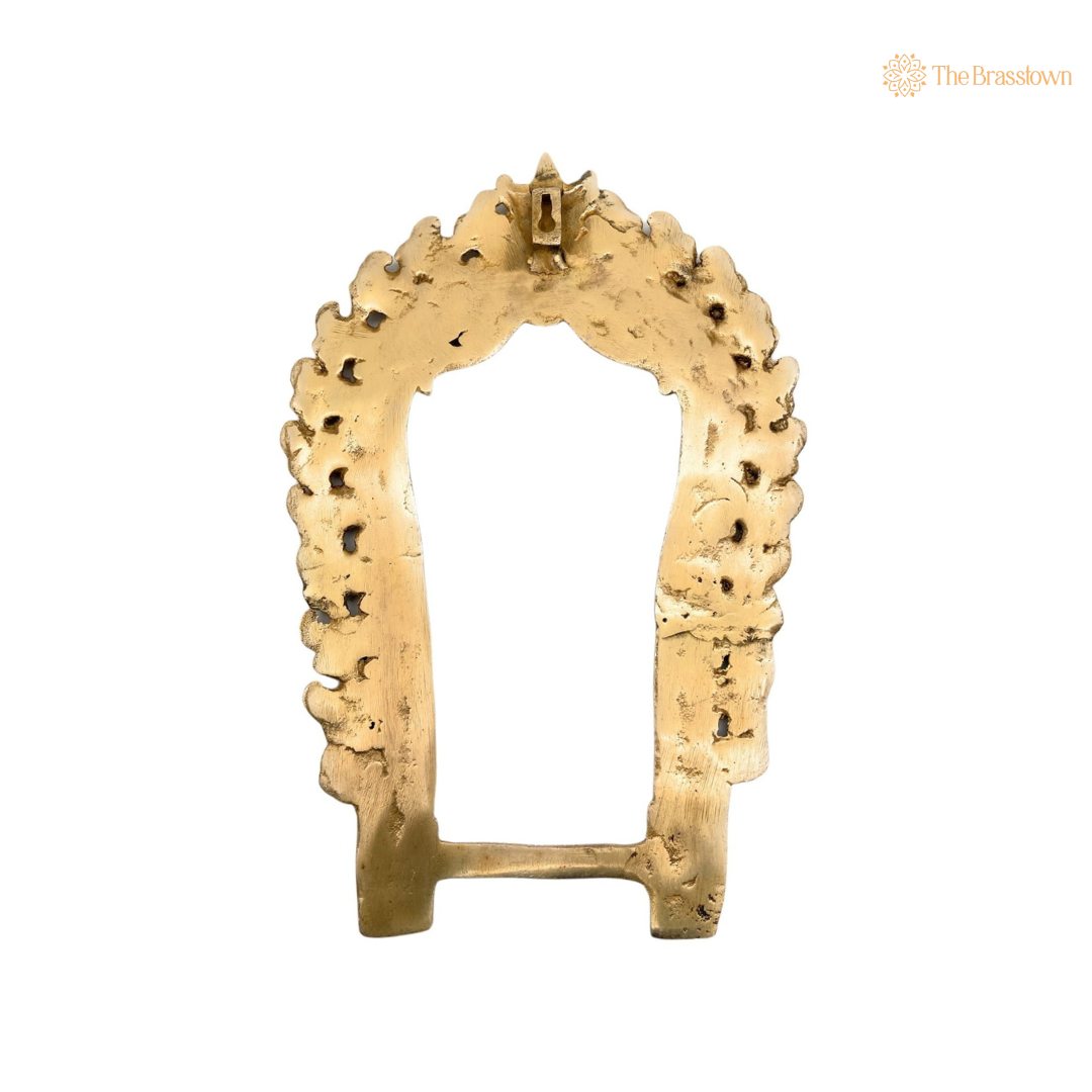 Traditional Brass Temple Arch Frame 12 Inch