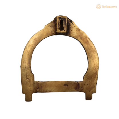 Brass Small Prabhavali Arch Frame 5.5 Inch – home mandir puja decor India