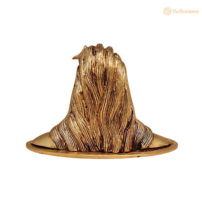 Brass Adiyogi Shiva Bust Statue 4 Inch – home mandir puja decor India