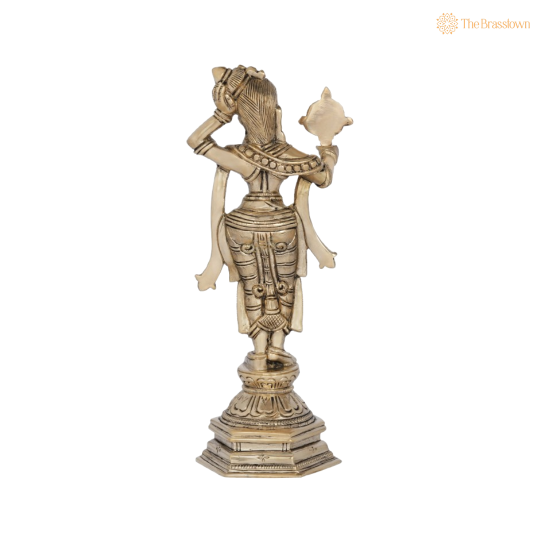 Apsara Holding a Mirror 9 Inch