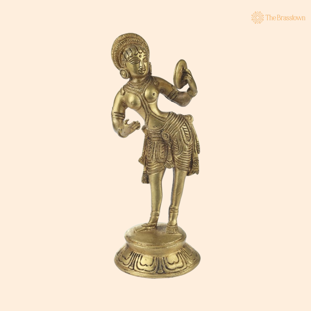 Apsara with Mirror 6 Inch