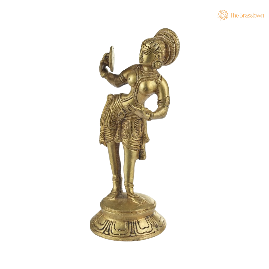 Apsara with Mirror 6 Inch