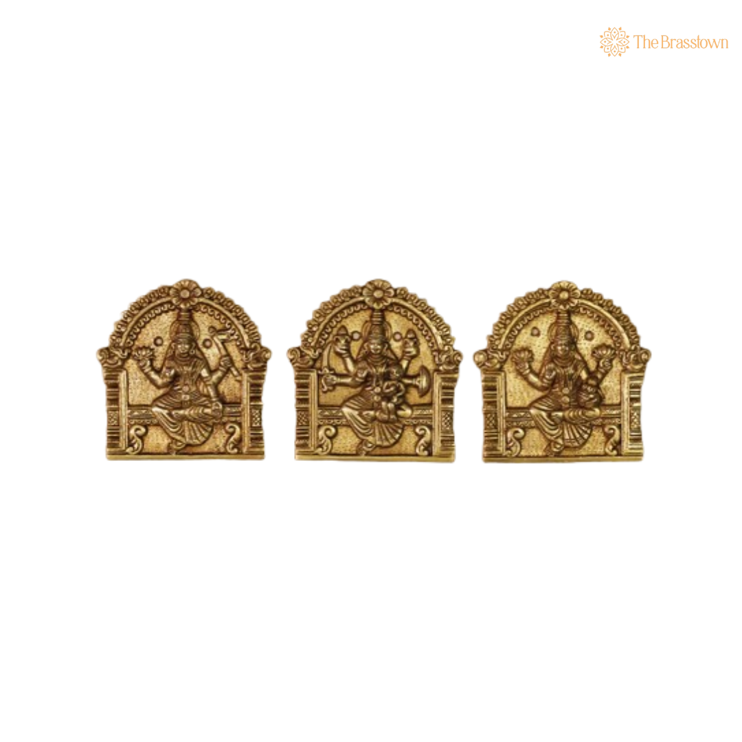 Ashtalakshmi Brass Wall Hangings Set
