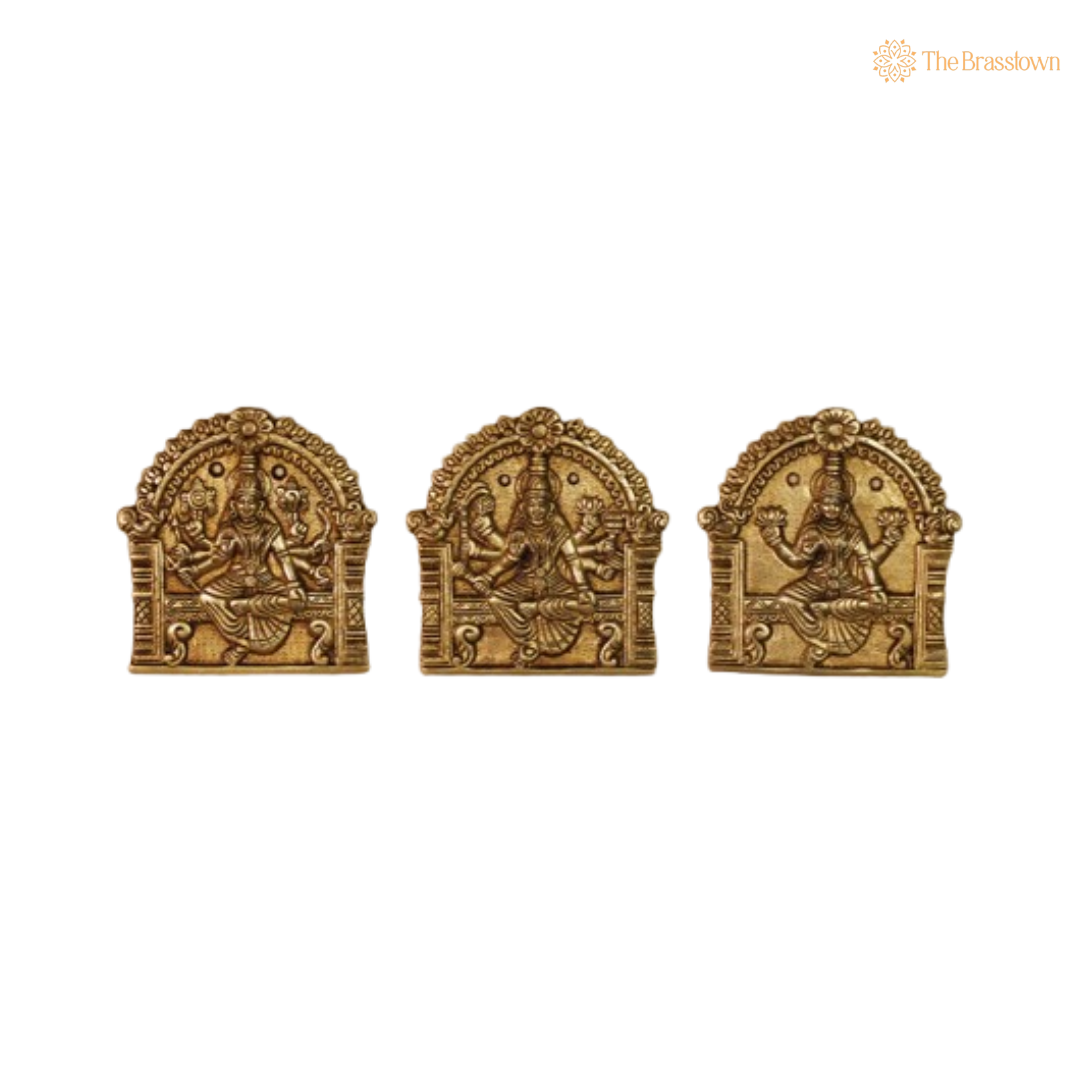 Ashtalakshmi Brass Wall Hangings Set