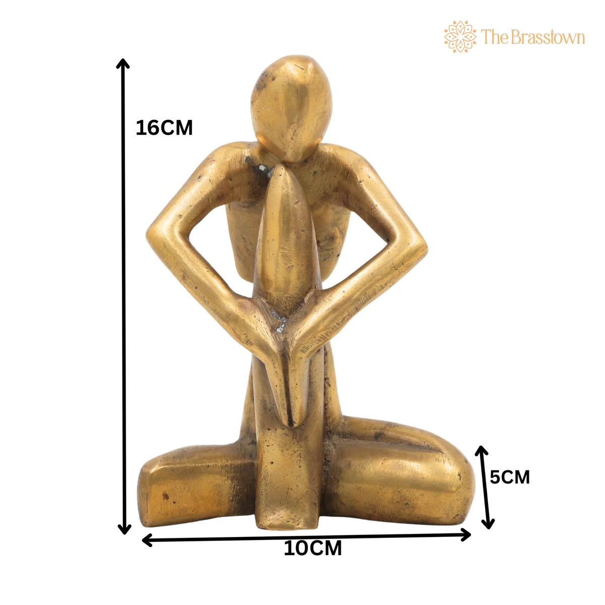 Brass Modern Art – Handcrafted Arts, Brass Awards, Brass Trophy, Brass Lady, Home Décor, Decoratives 6.5 Inch 5